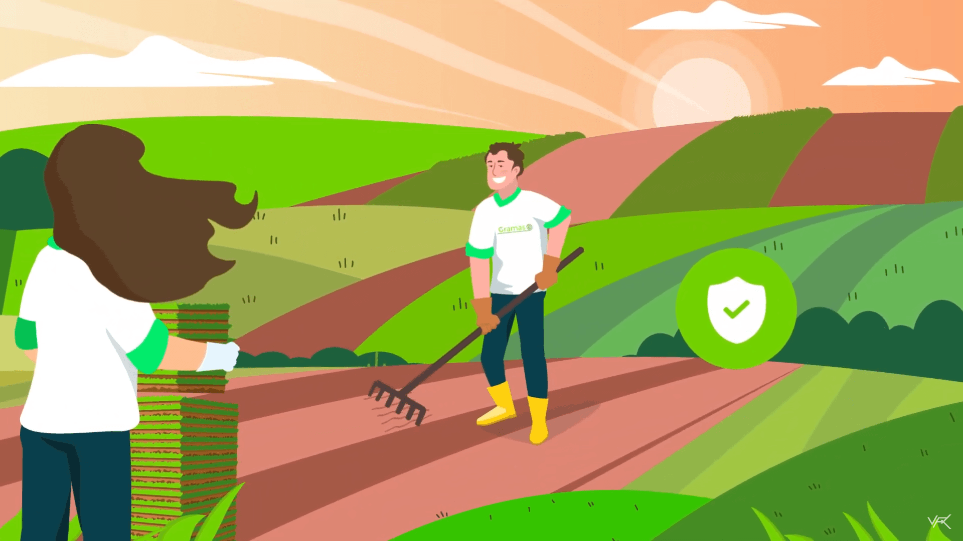 Produção de videos animados para empresas - Gramas Santa Maria