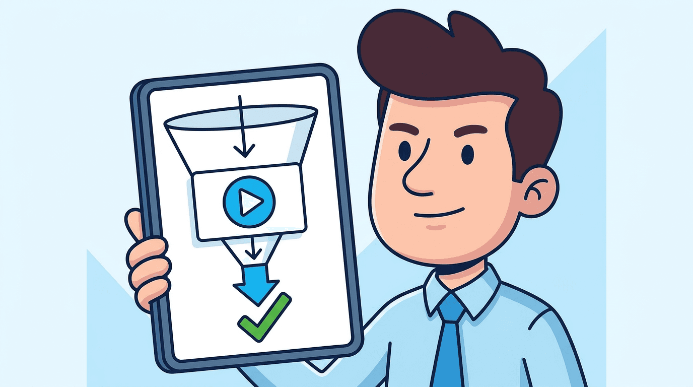 Video marketing para funil de vendas e a importancia do video certo em cada etapa